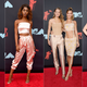 Image for article titled Technicolor Sparkles and Flamboyant Energy Dominated the MTV VMAs Red Carpet
